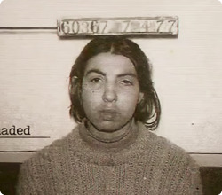 Fotografía de prontuario de Ana María Mohaded